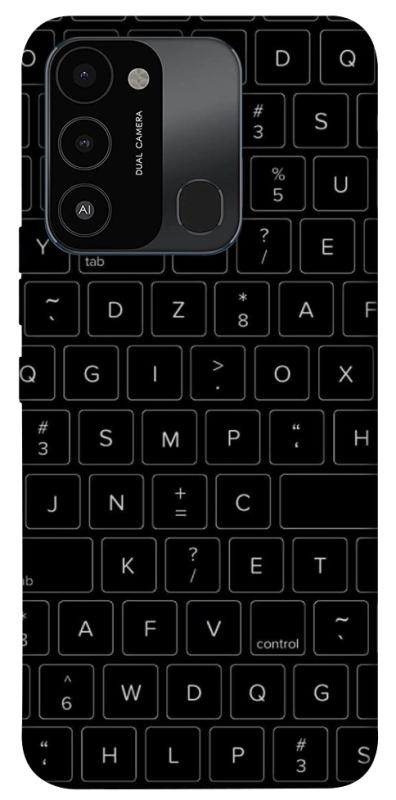 Чохол itsPrint Keyboard для Tecno Spark Go 2022 (KG5m), black, купити оптом з доставкою