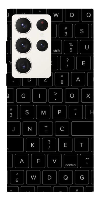 Чохол itsPrint Keyboard для Samsung Galaxy S23 Ultra, black, купити оптом з доставкою