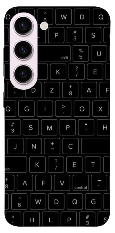 Чехол itsPrint Keyboard для Samsung Galaxy S23+, black, купить оптом с доставкой