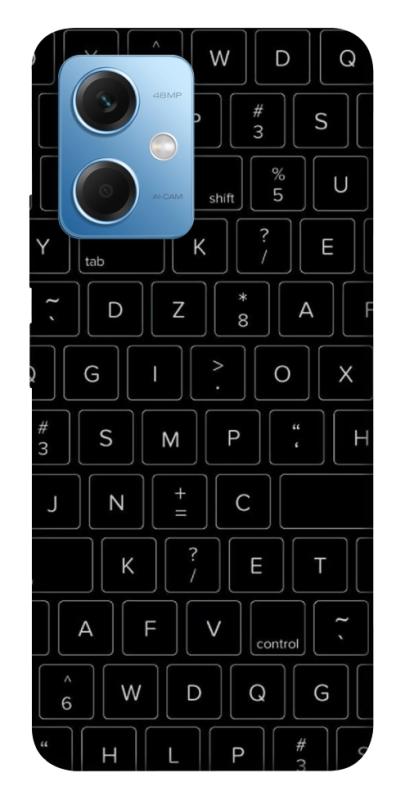 Чохол itsPrint Keyboard для Xiaomi Redmi Note 12 5G, black, купити оптом з доставкою