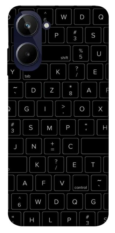 Чехол itsPrint Keyboard для Realme 10 4G, black, купить оптом с доставкой