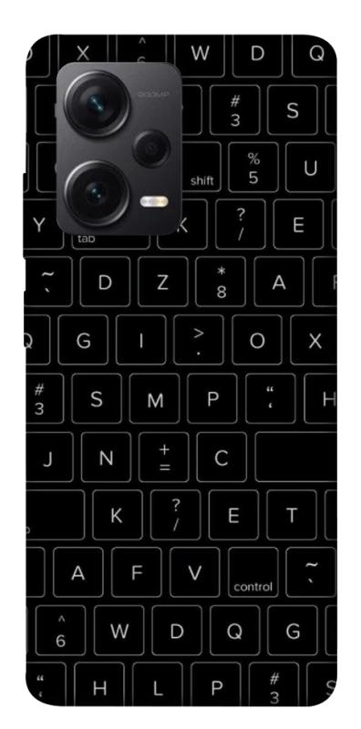 Чохол itsPrint Keyboard для Xiaomi Redmi Note 12 Pro+ 5G, black, купити оптом з доставкою