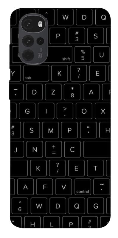 Чохол itsPrint Keyboard для Motorola Moto G22, black, купити оптом з доставкою