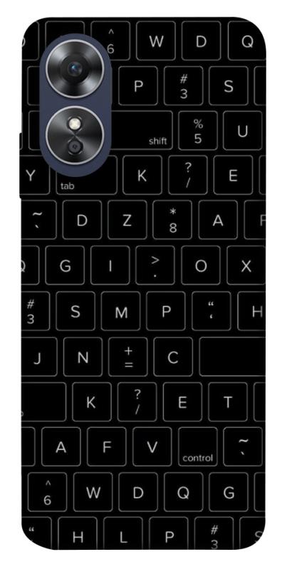 Чохол itsPrint Keyboard для Oppo A17, black, купити оптом з доставкою