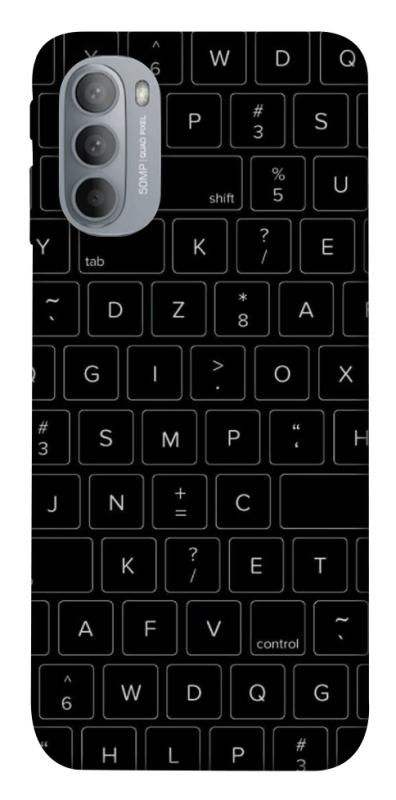 Чохол itsPrint Keyboard для Motorola Moto G31, black, купити оптом з доставкою