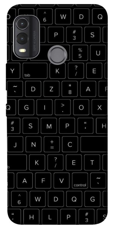 Чехол itsPrint Keyboard для Nokia G11 Plus, black, купить оптом с доставкой