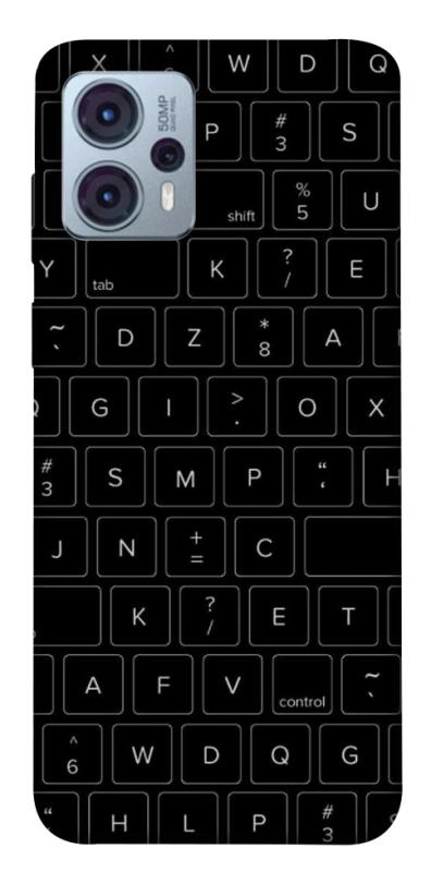 Чохол itsPrint Keyboard для Motorola Moto G23, black, купити оптом з доставкою