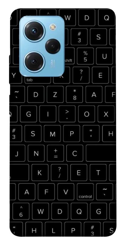 Чехол itsPrint Keyboard для Xiaomi Poco X5 Pro 5G, black, купить оптом с доставкой