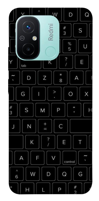 Чохол itsPrint Keyboard для Xiaomi Redmi 12C, black, купити оптом з доставкою