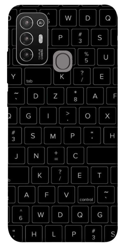 Чохол itsPrint Keyboard для ZTE Blade A52, black, купити оптом з доставкою