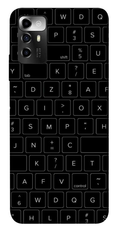 Чехол itsPrint Keyboard для ZTE Blade A72, black, купить оптом с доставкой