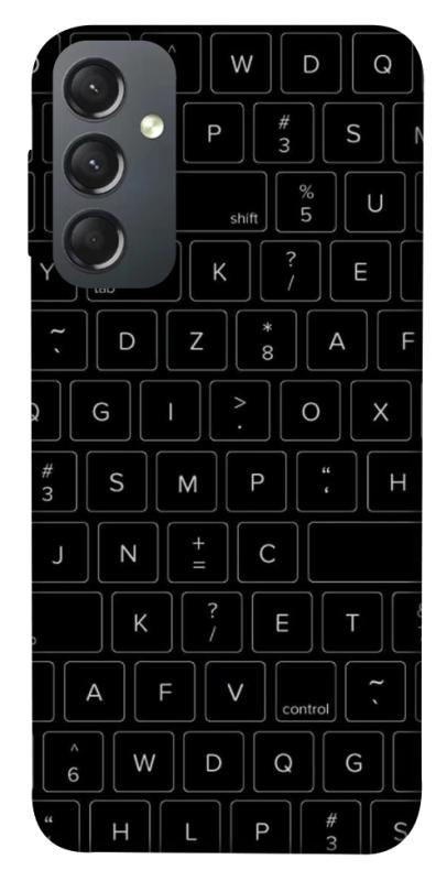 Чехол itsPrint Keyboard для Samsung Galaxy A24 4G, black, купить оптом с доставкой