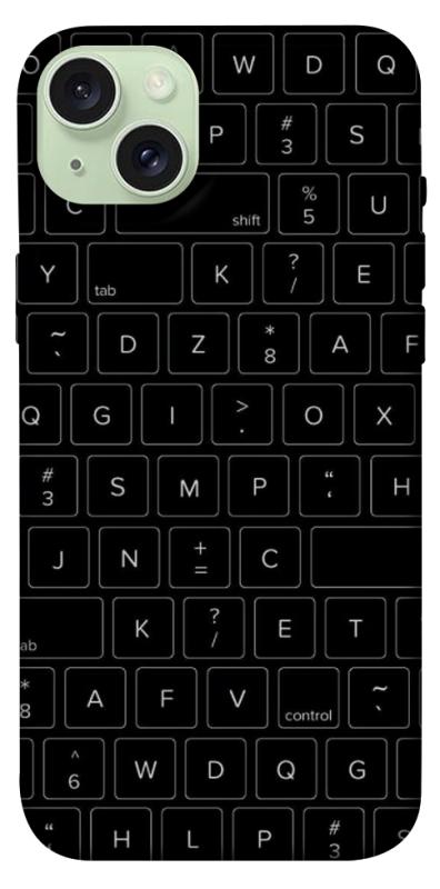Чохол itsPrint Keyboard для Apple iPhone 15 Plus (6.7"), black, купити оптом з доставкою