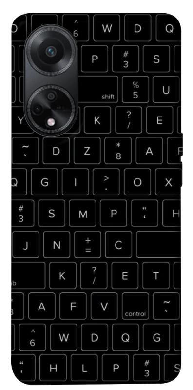 Чохол itsPrint Keyboard для Oppo A98, black, купити оптом з доставкою