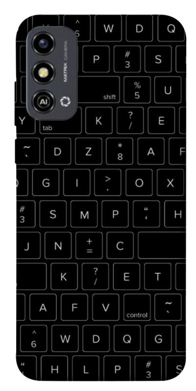 Чохол itsPrint Keyboard для ZTE Blade A53, black, купити оптом з доставкою