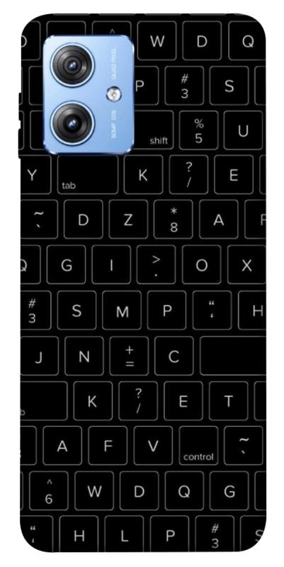 Чохол itsPrint Keyboard для Motorola Moto G84, black, купити оптом з доставкою