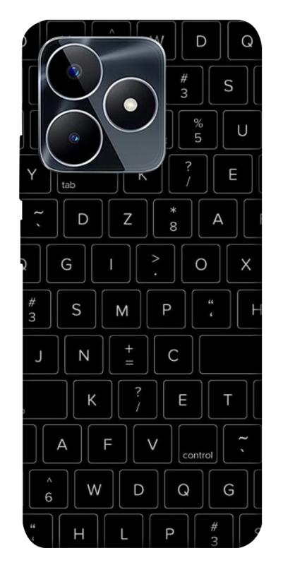 Чохол itsPrint Keyboard для Realme C53, black, купити оптом з доставкою