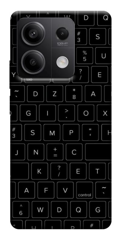 Чохол itsPrint Keyboard для Xiaomi Redmi Note 13 5G, black, купити оптом з доставкою