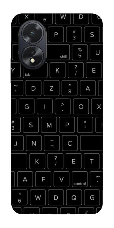 Чохол itsPrint Keyboard для Oppo A38, black, купити оптом з доставкою