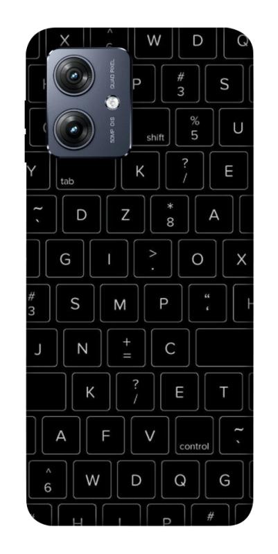 Чохол itsPrint Keyboard для Motorola Moto G54, black, купити оптом з доставкою