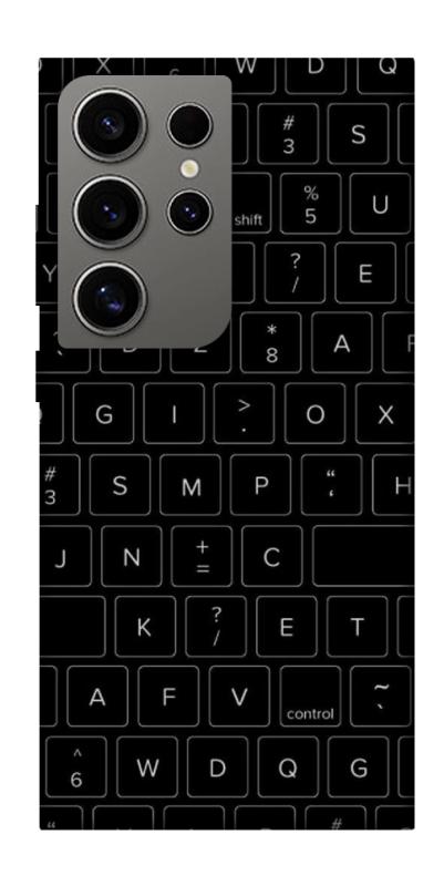 Чохол itsPrint Keyboard для Samsung Galaxy S24 Ultra, black, купити оптом з доставкою