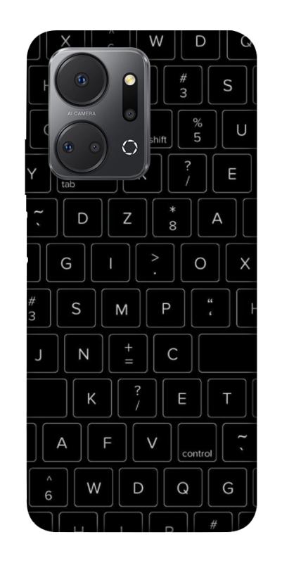 Чохол itsPrint Keyboard для Huawei Honor X7a, black, купити оптом з доставкою