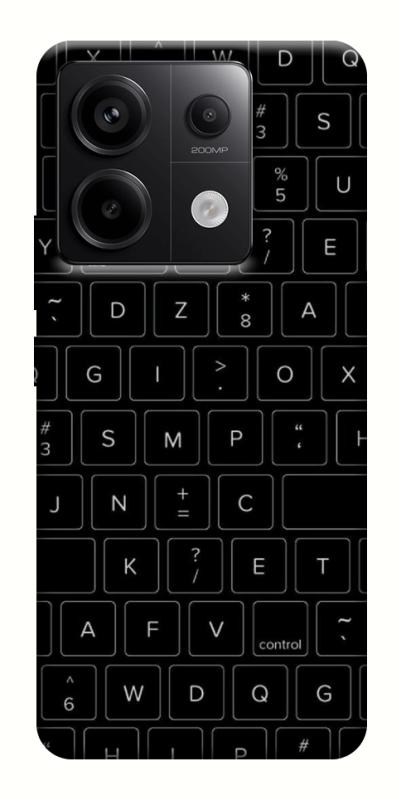 Чохол itsPrint Keyboard для Xiaomi Redmi Note 13 Pro 4G, black, купити оптом з доставкою