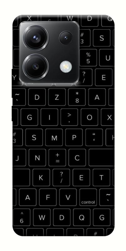 Чохол itsPrint Keyboard для Xiaomi Poco X6, black, купити оптом з доставкою