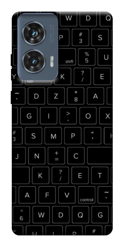 Чохол itsPrint Keyboard для Motorola Edge 50 Fusion, black, купити оптом з доставкою