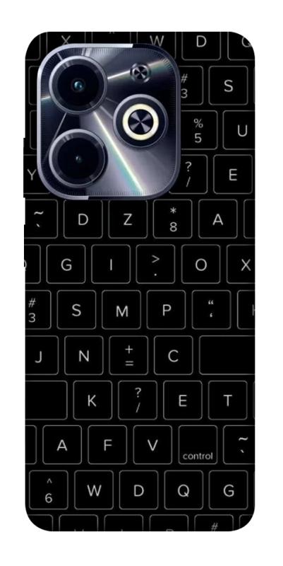 Чохол itsPrint Keyboard для Infinix Hot 40i, black, купити оптом з доставкою