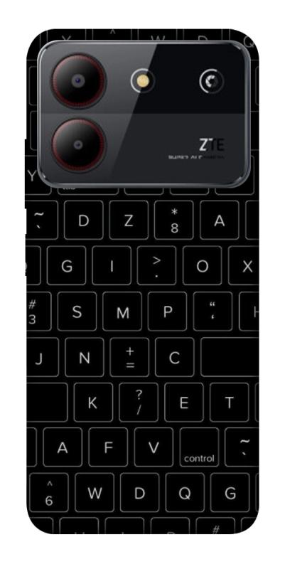 Чохол itsPrint Keyboard для ZTE Blade A54 4G, black, купити оптом з доставкою