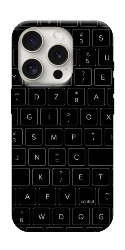 Чохол itsPrint Keyboard для Apple iPhone 16 Pro Max (6.9"), black, купити оптом з доставкою