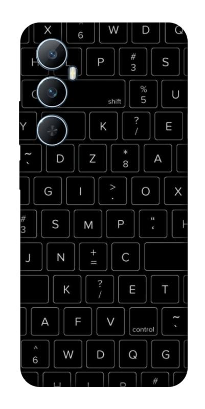 Чохол itsPrint Keyboard для Realme C65 4G, black, купити оптом з доставкою