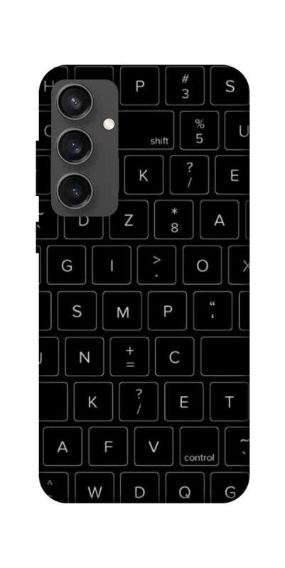 Чохол itsPrint Keyboard для Samsung Galaxy S24 FE, black, купити оптом з доставкою