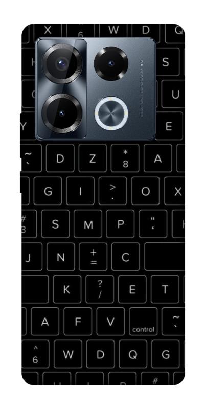 Чохол itsPrint Keyboard для Infinix Note 40 Pro 4G, black, купити оптом з доставкою
