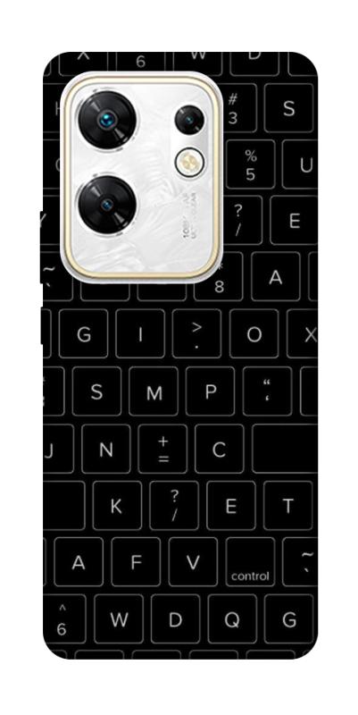 Чохол itsPrint Keyboard для Infinix Zero 30 4G, black, купити оптом з доставкою