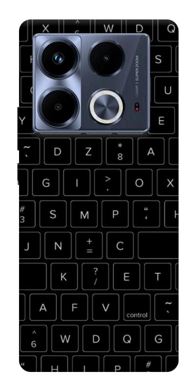 Чохол itsPrint Keyboard для Infinix Note 40 4G, black, купити оптом з доставкою