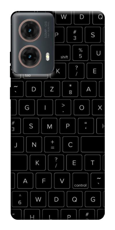 Чохол itsPrint Keyboard для Motorola Moto G85, black, купити оптом з доставкою