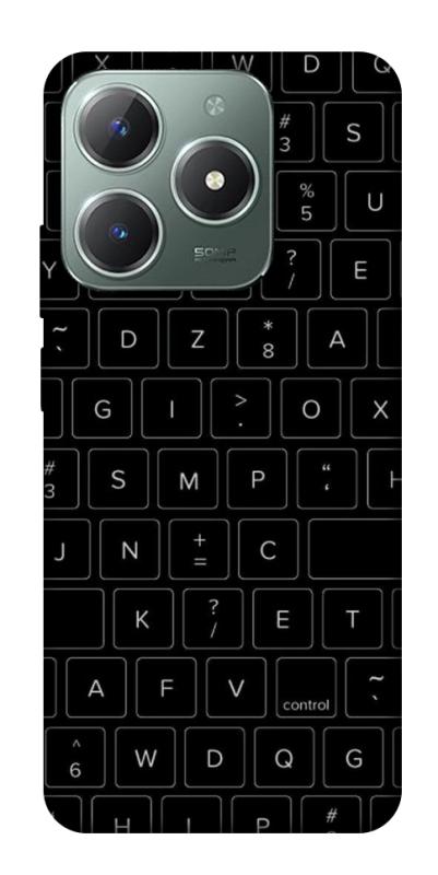 Чохол itsPrint Keyboard для Realme C61 4G, black, купити оптом з доставкою