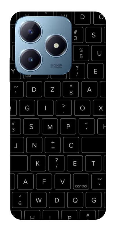 Чохол itsPrint Keyboard для Realme C63 4G, black, купити оптом з доставкою