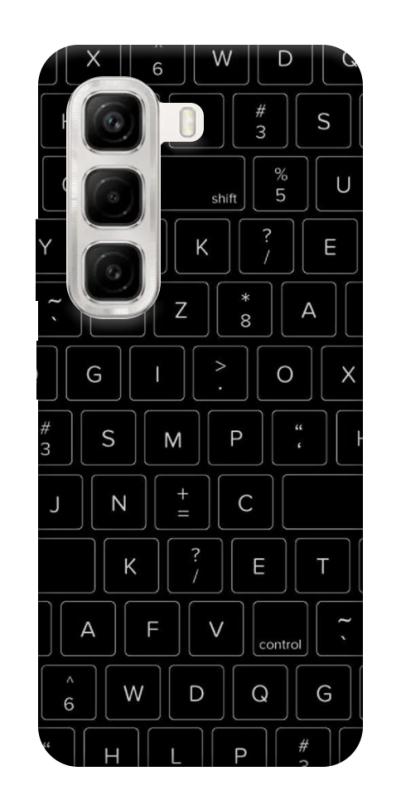 Чохол itsPrint Keyboard для Infinix Hot 50 4G, black, купити оптом з доставкою