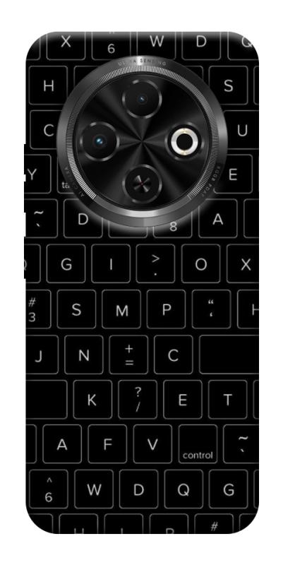 Чохол itsPrint Keyboard для TECNO Spark 30C, black, купити оптом з доставкою