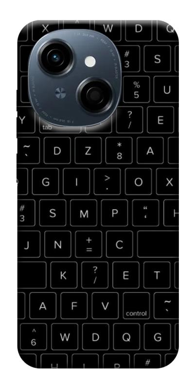 Чехол itsPrint Keyboard для TECNO Spark Go 1, black, купить оптом с доставкой