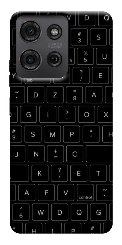 Чохол itsPrint Keyboard для Motorola Moto G75 5G, black, купити оптом з доставкою