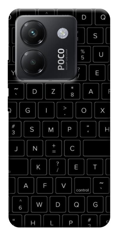Чохол itsPrint Keyboard для Xiaomi Poco M7 Pro 5G, black, купити оптом з доставкою