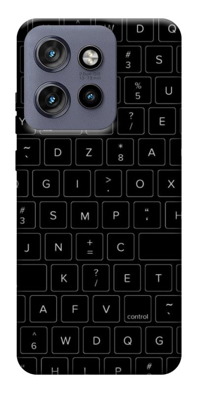 Чохол itsPrint Keyboard для Motorola Edge 50 Neo, black, купити оптом з доставкою