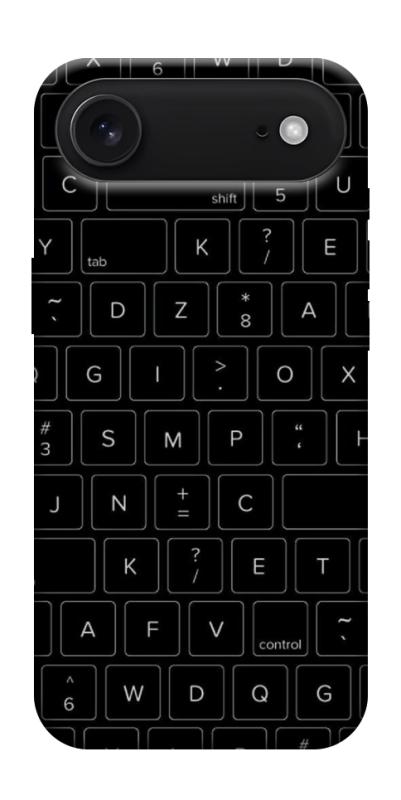 Чехол itsPrint Keyboard для Apple iPhone 17 Air (6.5"), black, купить оптом с доставкой