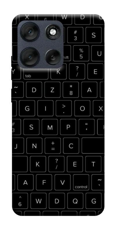 Чехол itsPrint Keyboard для Motorola Moto G56 5G, black, купить оптом с доставкой