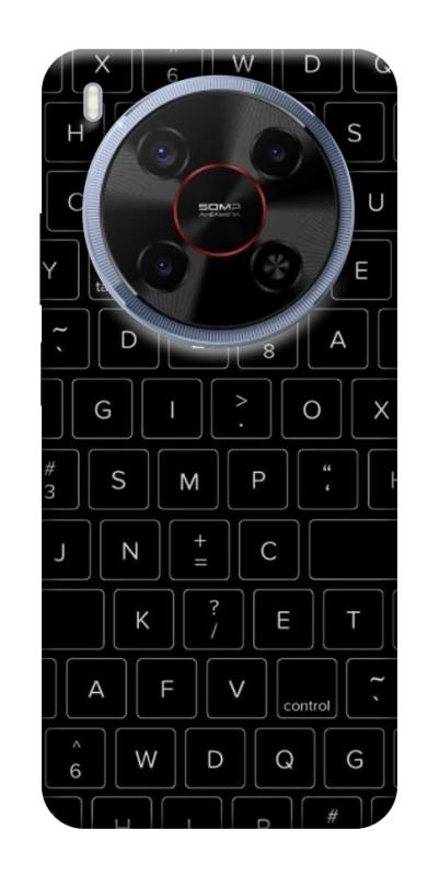 Чохол itsPrint Keyboard для ZTE Nubia V70 Max, black, купити оптом з доставкою