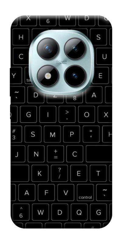 Чехол itsPrint Keyboard для Xiaomi Redmi Note 15 Pro 5G, black, купить оптом с доставкой